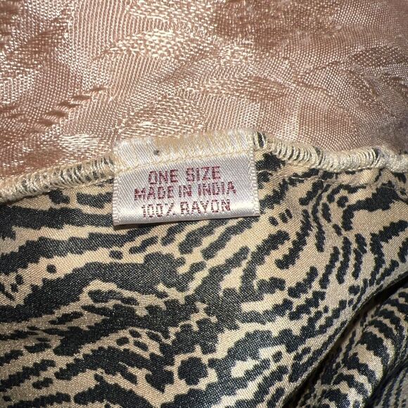 Sterling Styles Vintage One Size Kimono Animal Prink Blouse Shirt Top Unique - Picture 8 of 10